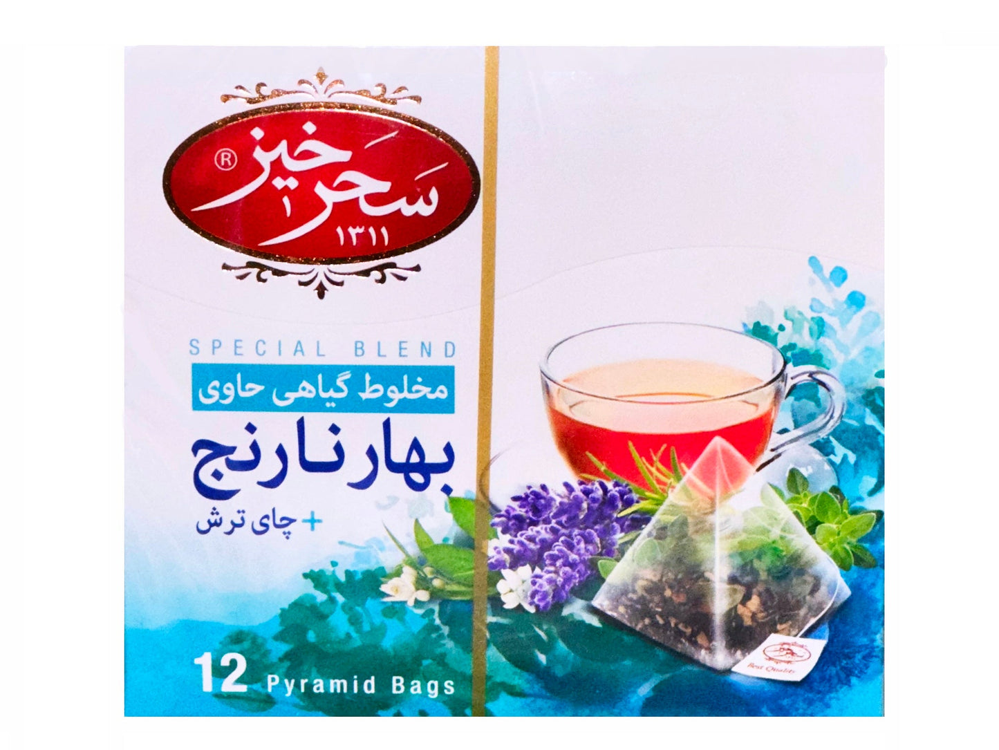 Relaxing Herbal Infusion - Mixed Herbal Tea (Damnoosh Bahar Narenj Chai Torsh)