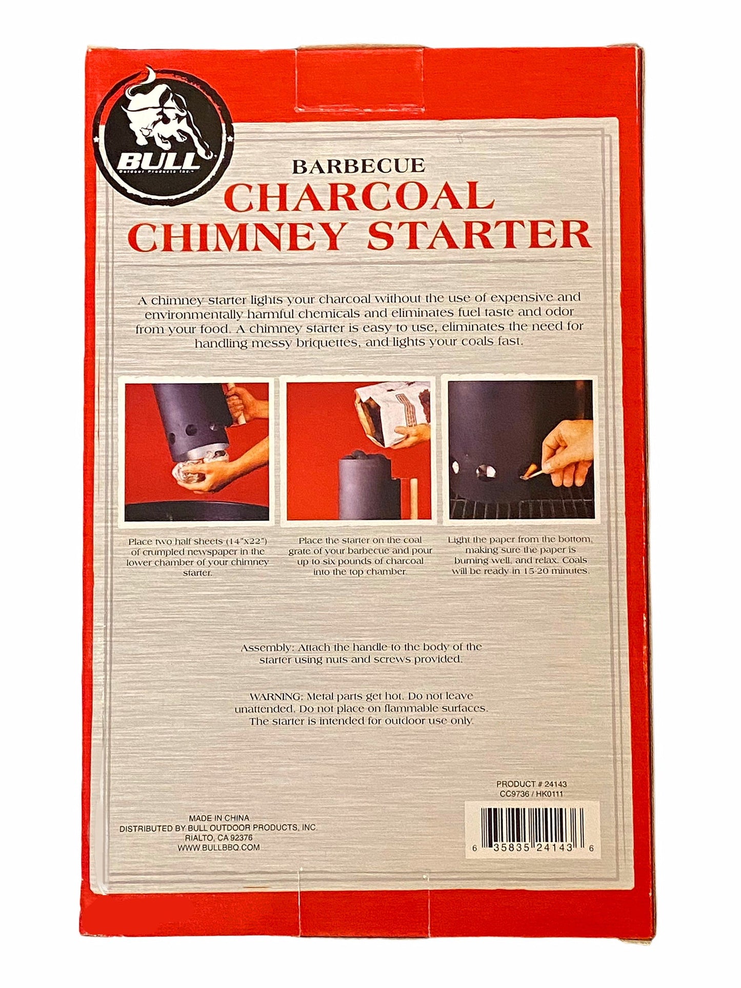 Barbeque Charcoal Chimney Starter (Doodkesh E Zoghal)