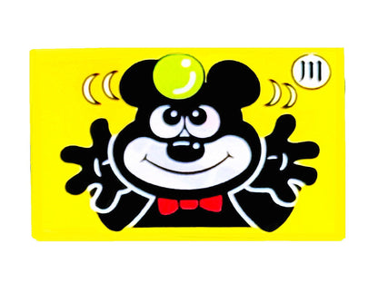 Strawberry Chewing Bear Bubble Gum (10 Pcs) (Adams Khersi)