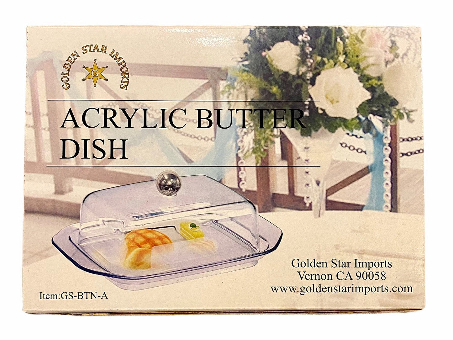 Acrylic Plastic Butter Dish (Ja Karehie)