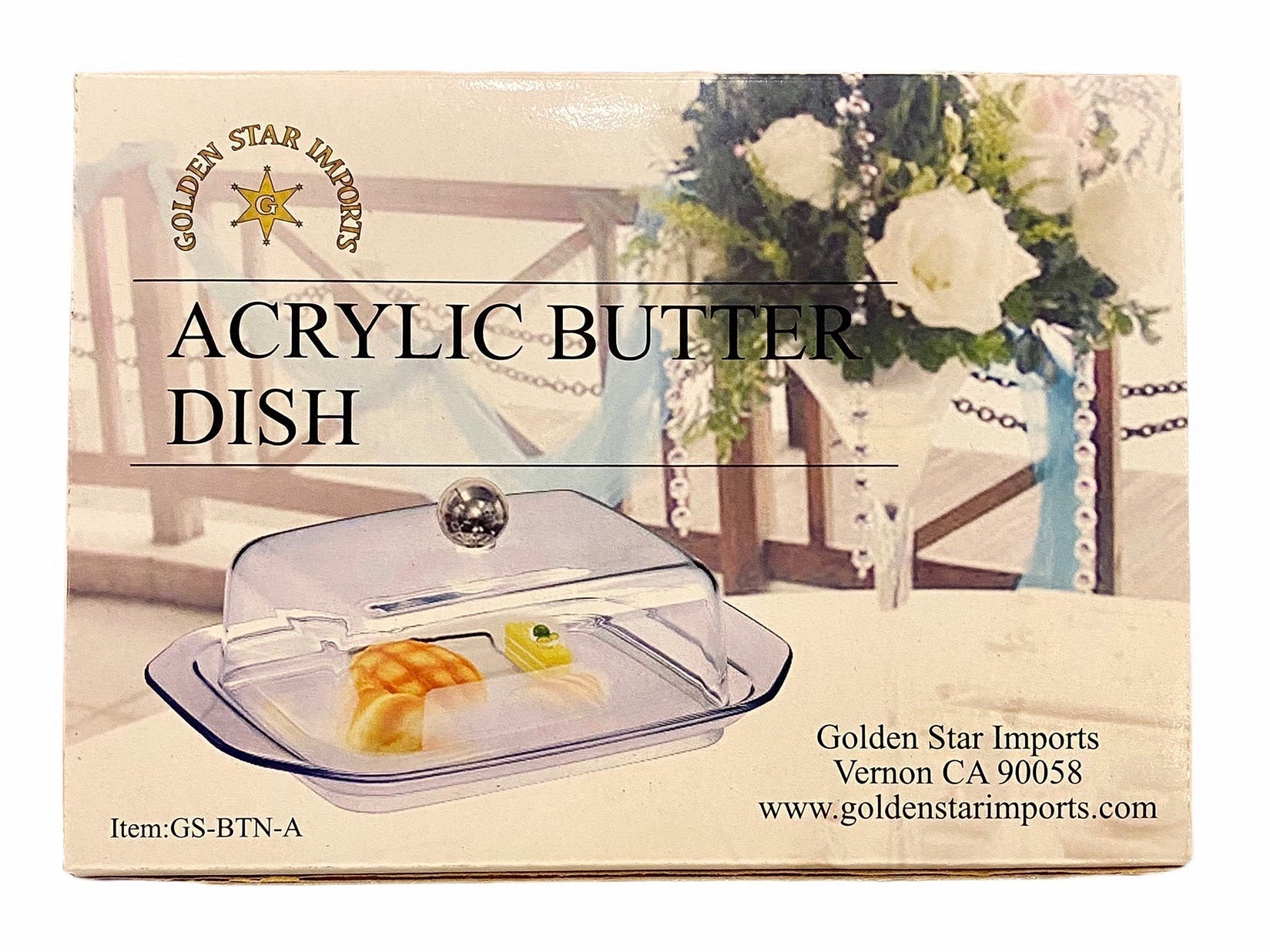 Acrylic Plastic Butter Dish (Ja Karehie)