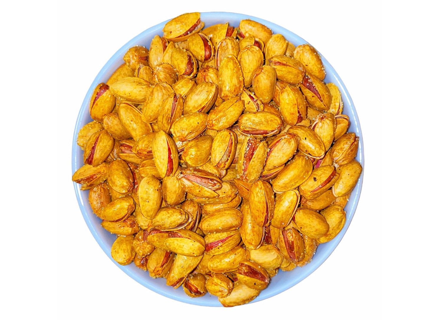 Saffron Akbari Shamsi Pistachio - Roasted With Sea Salt - 1 Pound - (Pesteh Akbari Shoor)