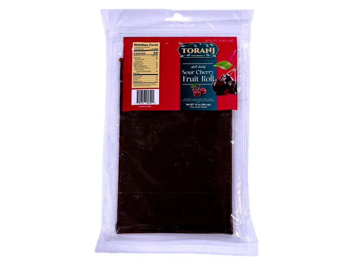 Sour Cherry Fruit Roll (10 Oz) - Dried Leather (Lavashak Albalu, Albaloo)