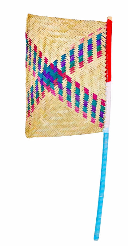 BBQ Straw Handy Blower - Large (Barbecue manual hand Fan, Bad Bezan Hasiri)