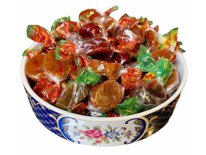 Bite Size Fruit Roll Toffee - 1 Pound (Lavashak Loghmeh)