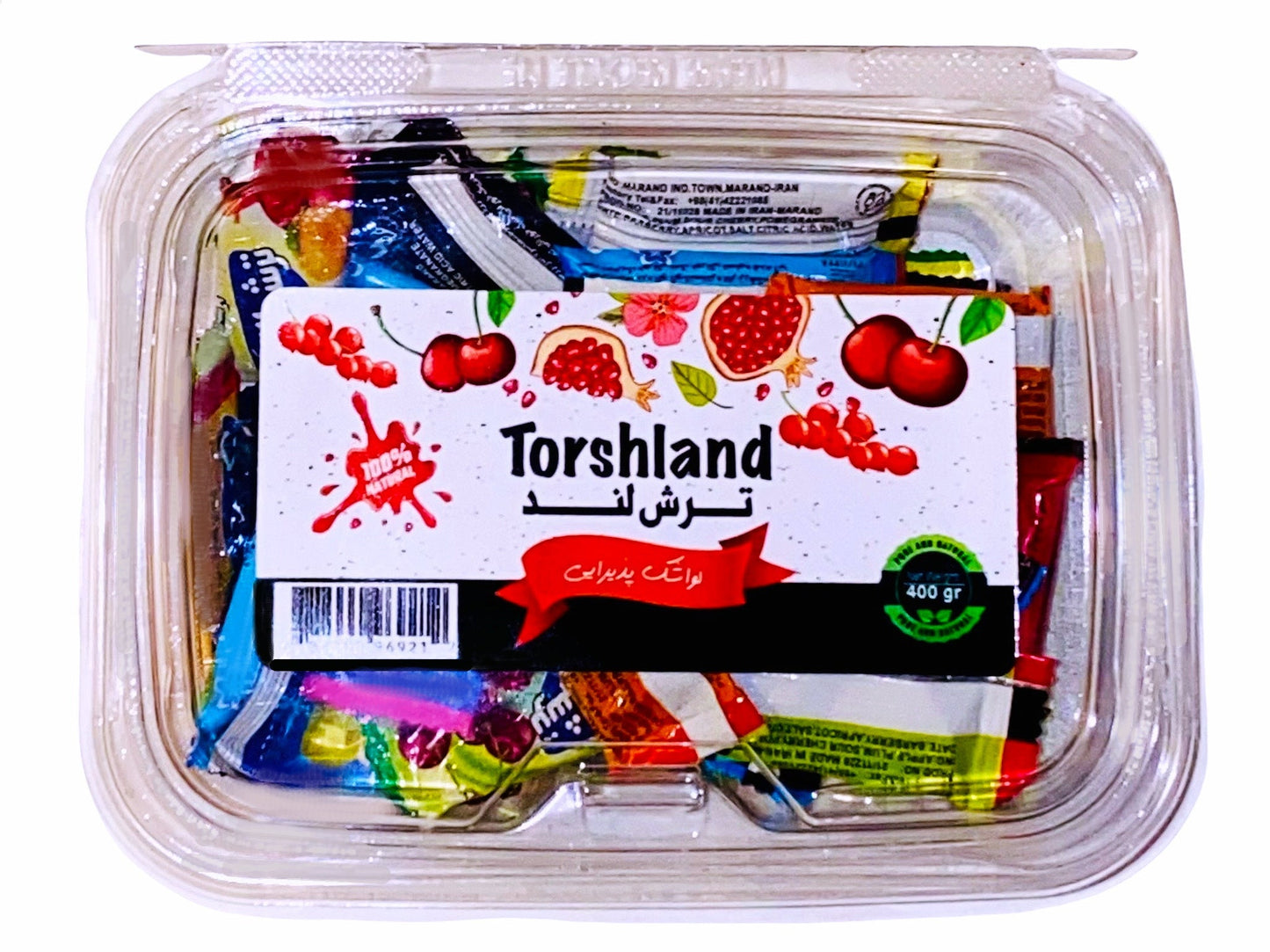 Bite Size Fruit Roll Toffee - Mixed Flavors - 400g (Lavashak Loghmeh)