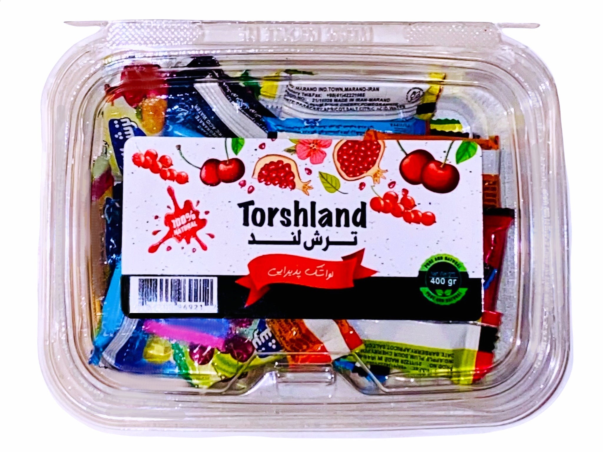 Bite Size Fruit Roll Toffee - Mixed Flavors - 400g (Lavashak Loghmeh)