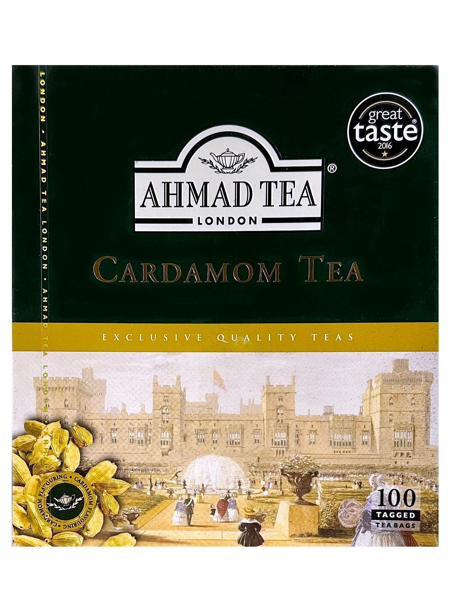 Cardamom Tea - Tea Bags - 100 Tea Bags (Chai Hel Dar)