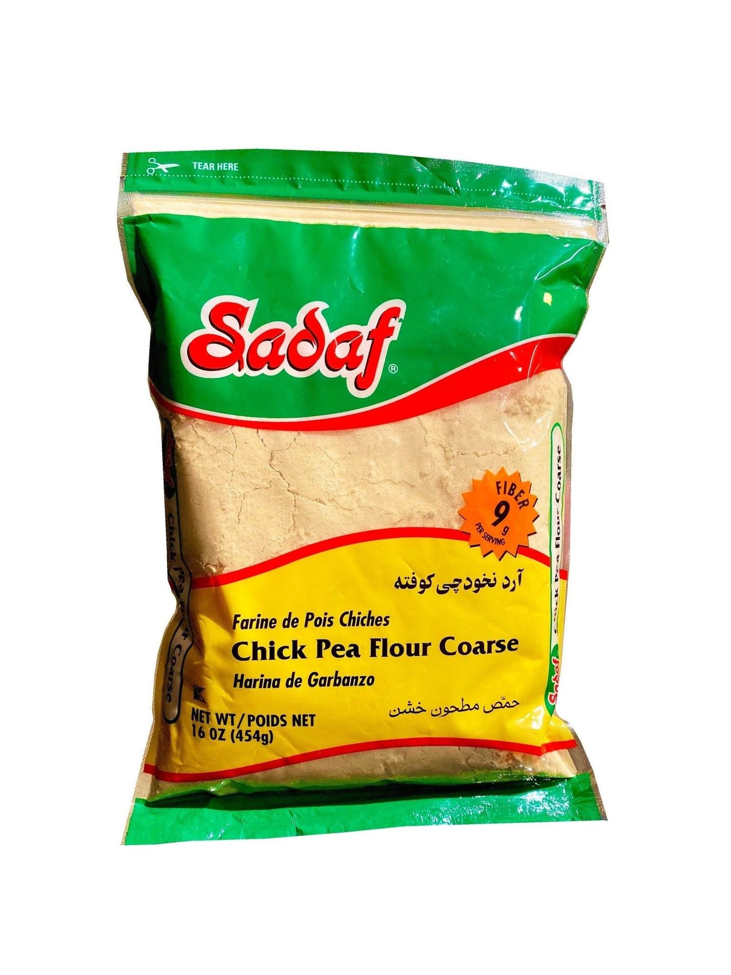 Chick Pea Flour - Coarse - 1 Pound (Ard Nokhodchi)