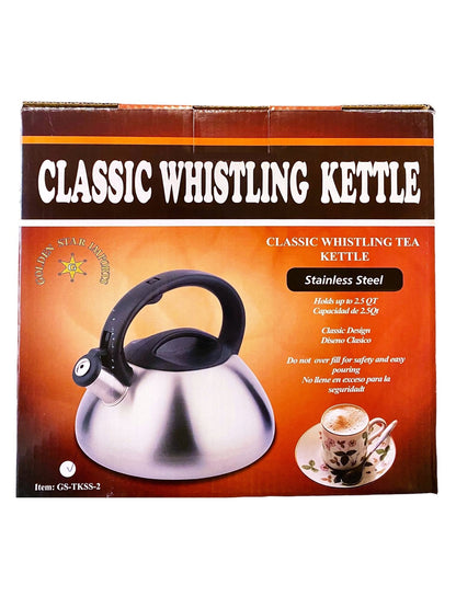 Classic Whistling Stainless Steel Kettle (Ketri soot Zan)