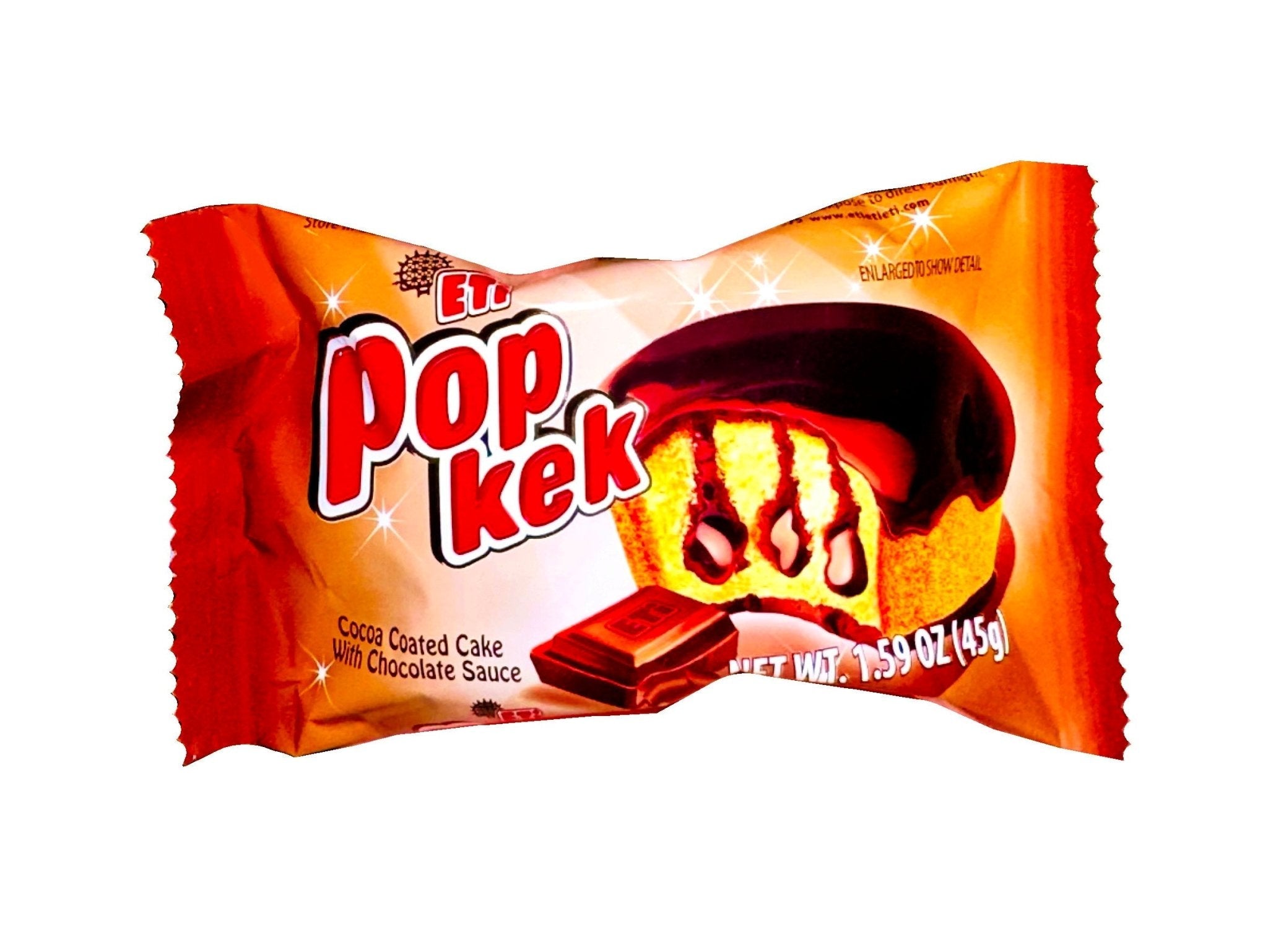 Cocoa Coated Cake With Chocolate Sauce - Pack - 6 Pieces (Pop kek)