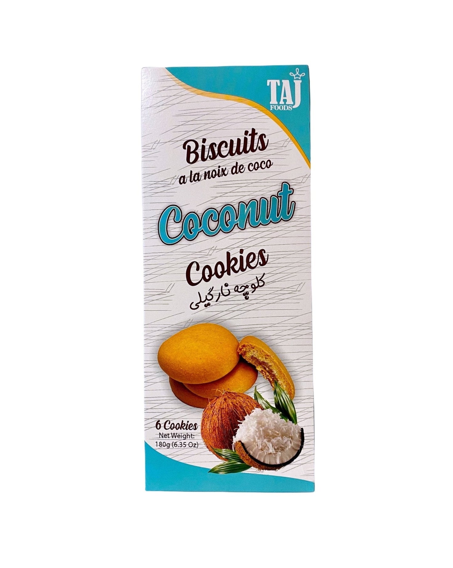 Coconut Cookie - 6 Pieces (Koloocheh Nargili)