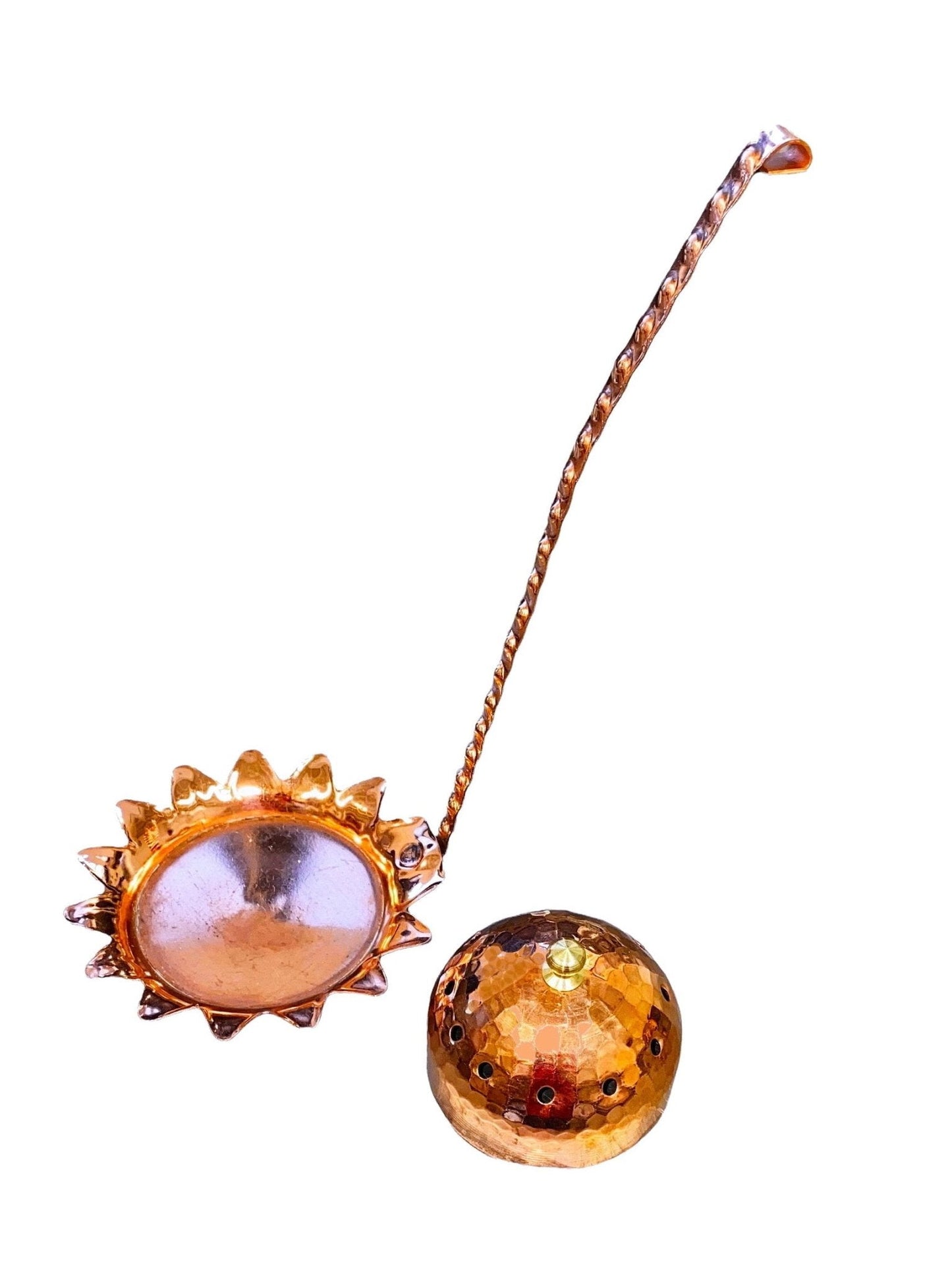 Copper Scent Burner - Beautiful, Original Title, #2 (Esfandooneh, Esfand Dood Kon)