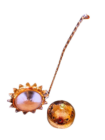 Copper Scent Burner - Beautiful, Original Title, #2 (Esfandooneh, Esfand Dood Kon)