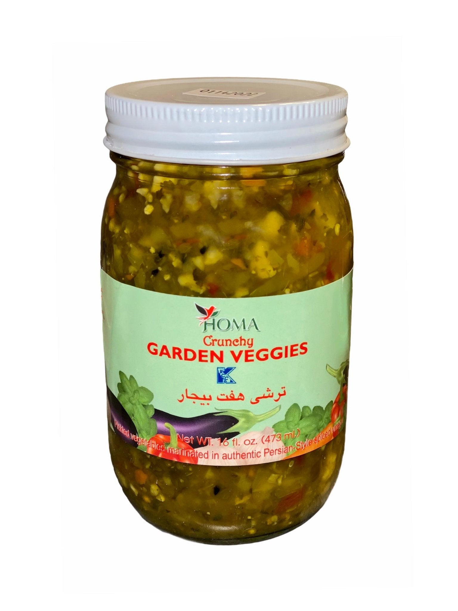Crunchy Garden Veggies Pickles - Pickled (Turshi Haft E Bijar, Torshi)