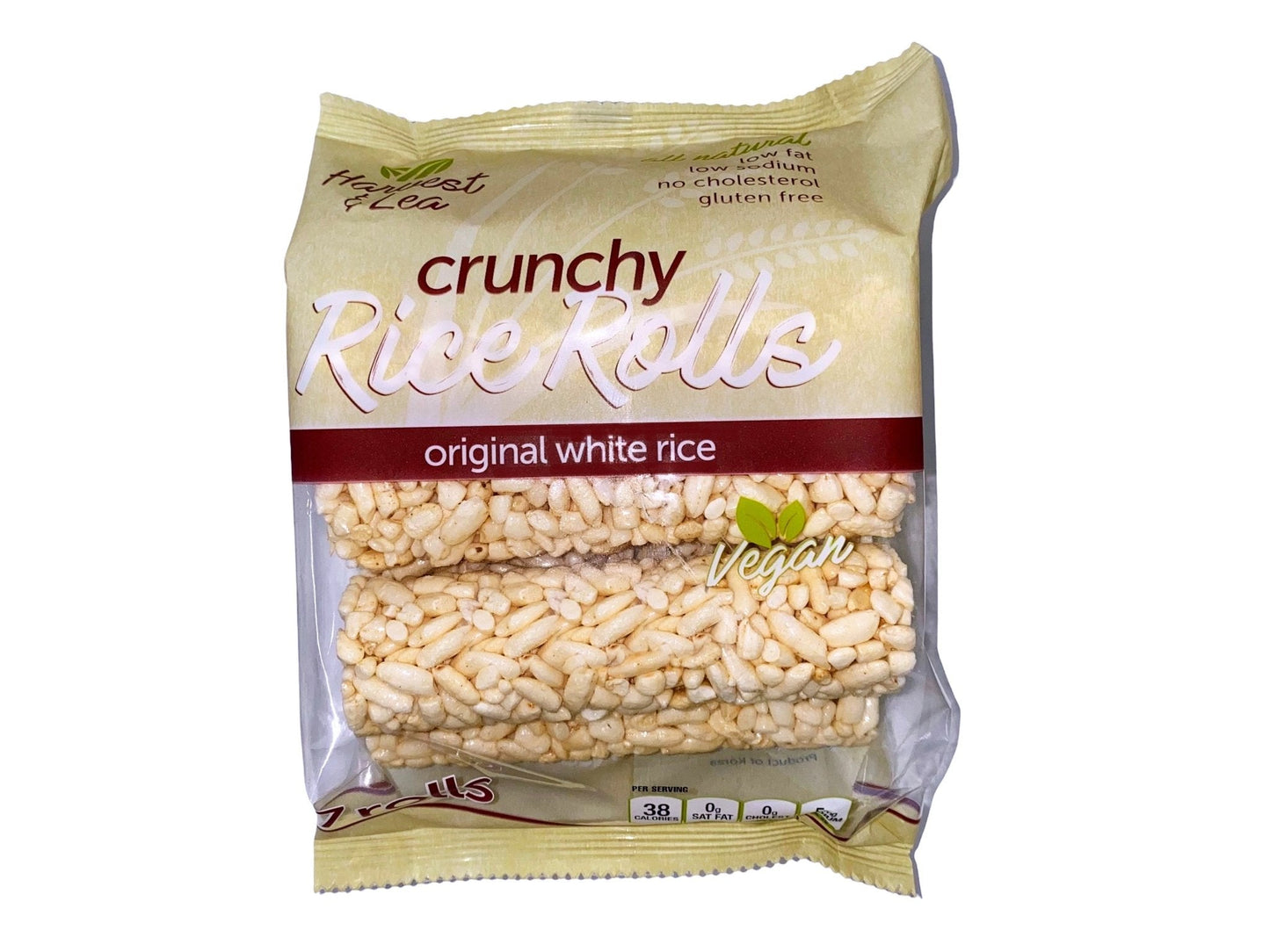 Crunchy Rice Rolls - Original White Rice - 7 Rolls (Berenjak)