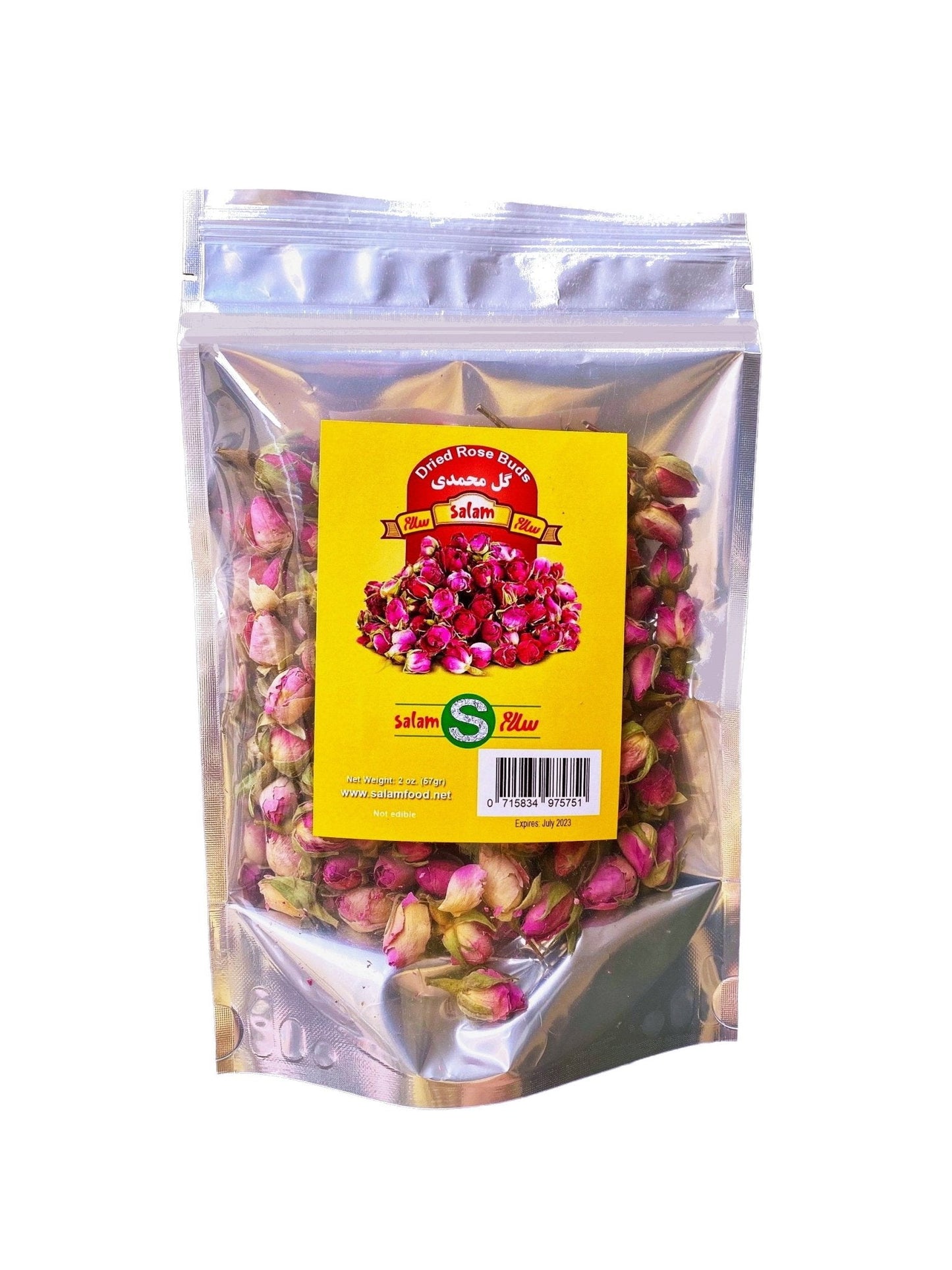 Damask Rose Bud Salam - 2 Oz (Gol Mohammadi)