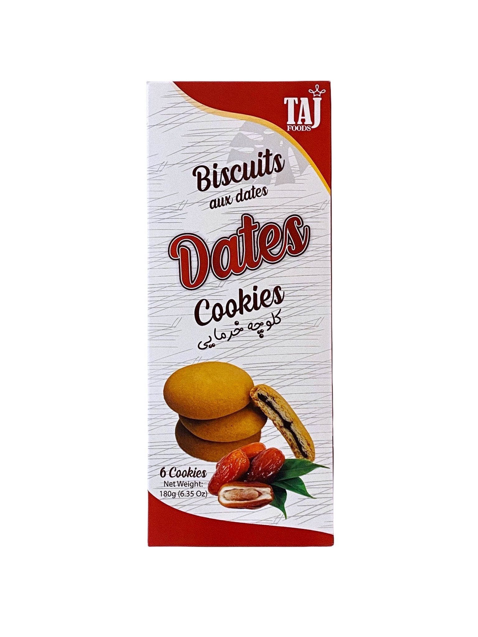 Date Cookie - 6 Pieces (Koloocheh Khormaee)