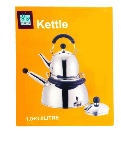 Double Whistling Kettle with Strainer (Ketri)