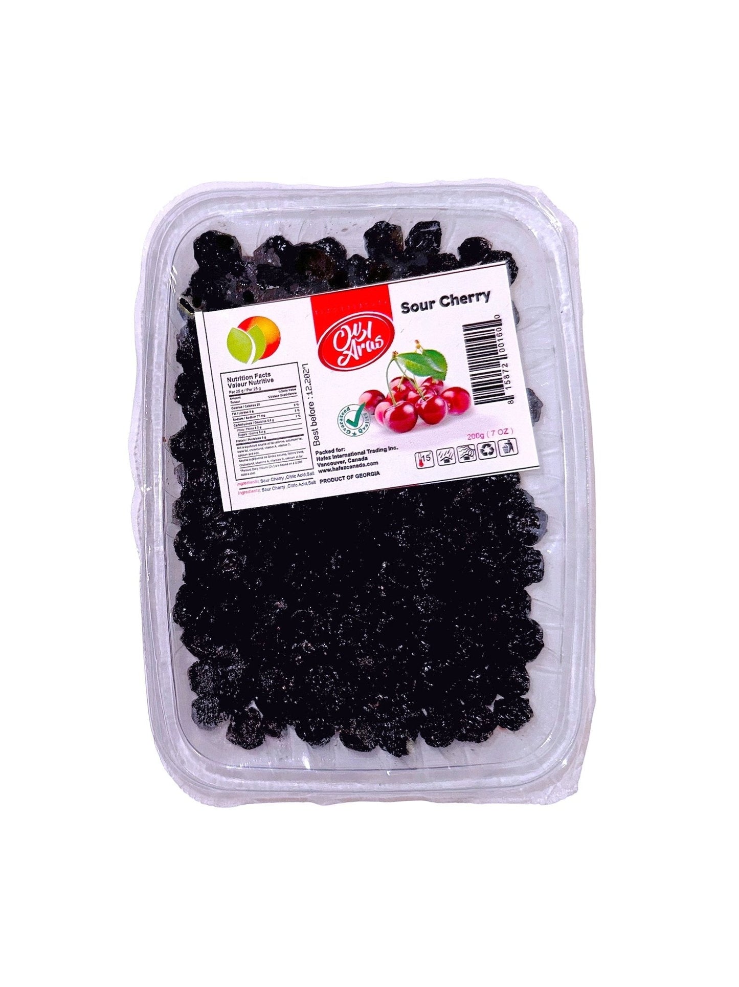 Dried Sour Cherries - 7 Oz (Albalucheh, Albaloo Khoshkeh)
