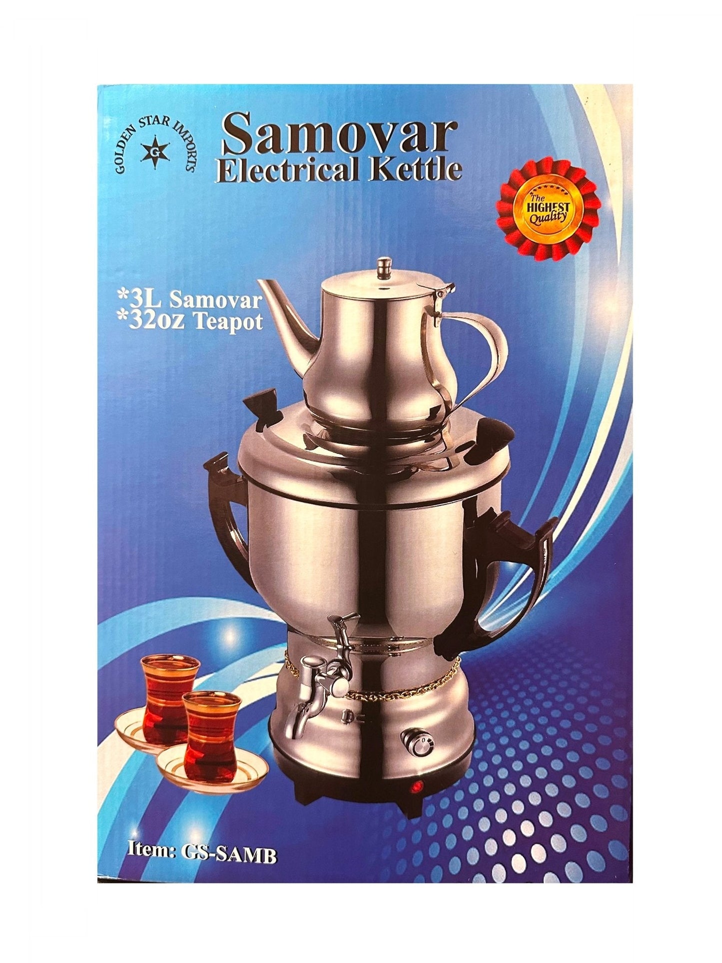 Electrical Stainless Steel Tea Maker And Pot (Samovar, Samavar)