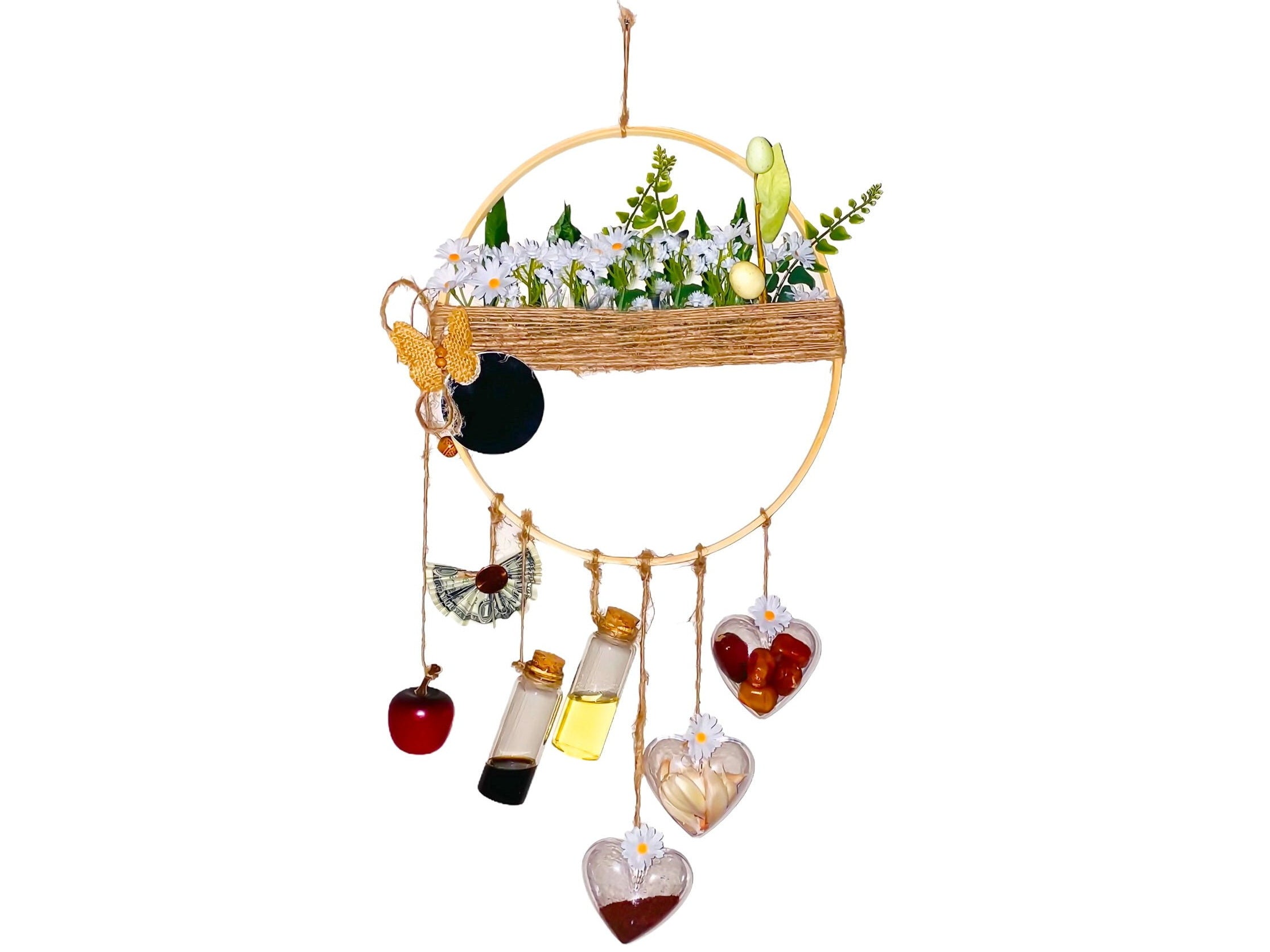 Fancy Wall Haft-Seen - Persian New Year, Nowruz decoration (Haft Seen Divari, 7Sin)