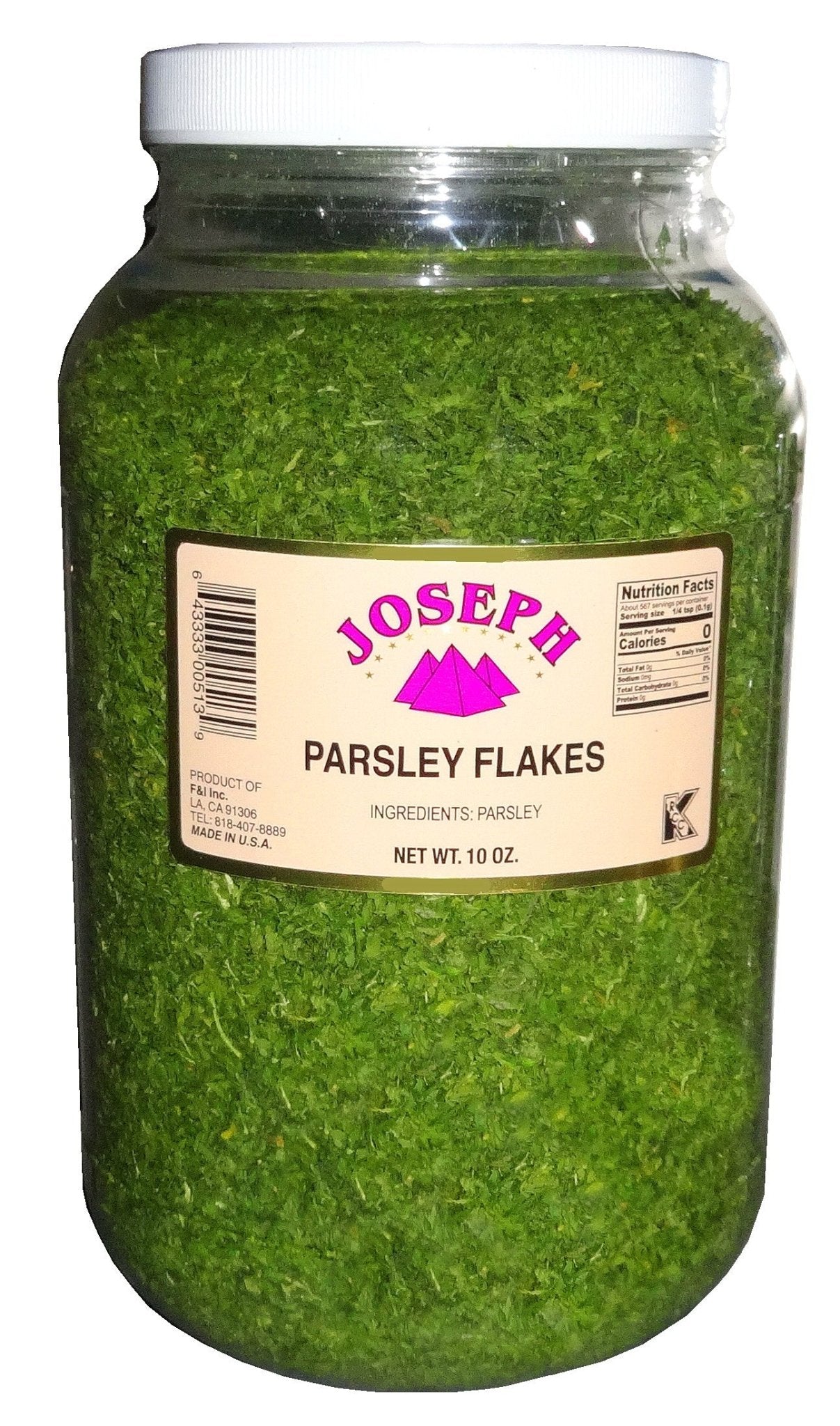 Fresh Parsley Flakes - 10 Oz