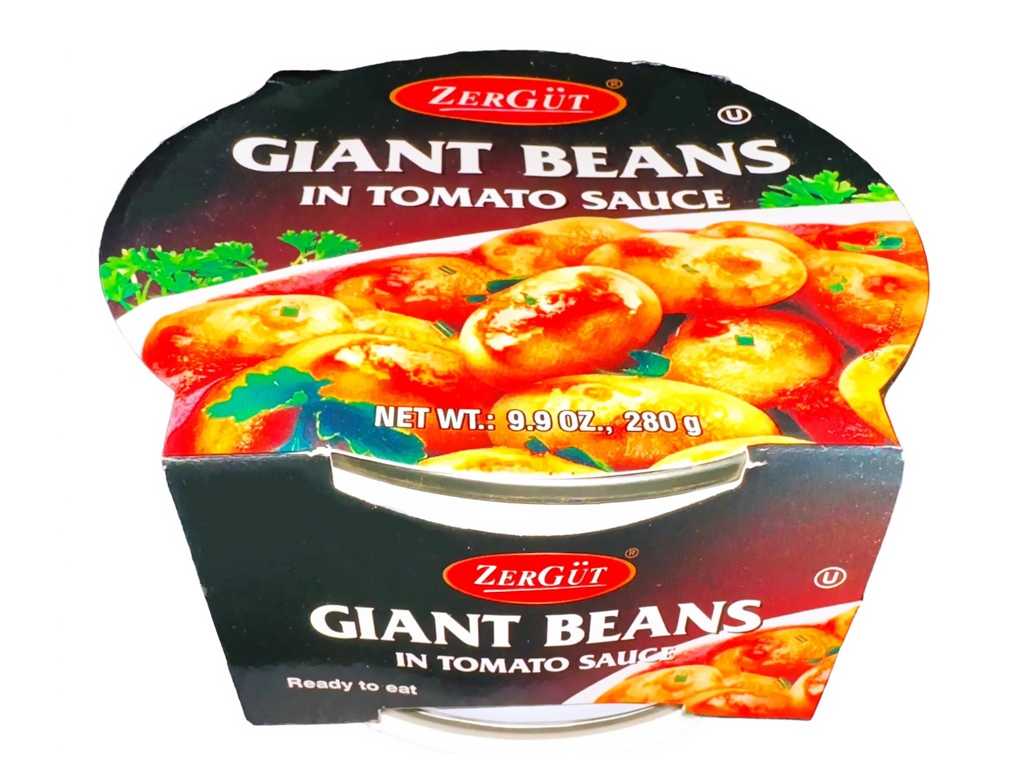 Giant Beans In Tomato Sauce - Canned (Lubia-Loobia)