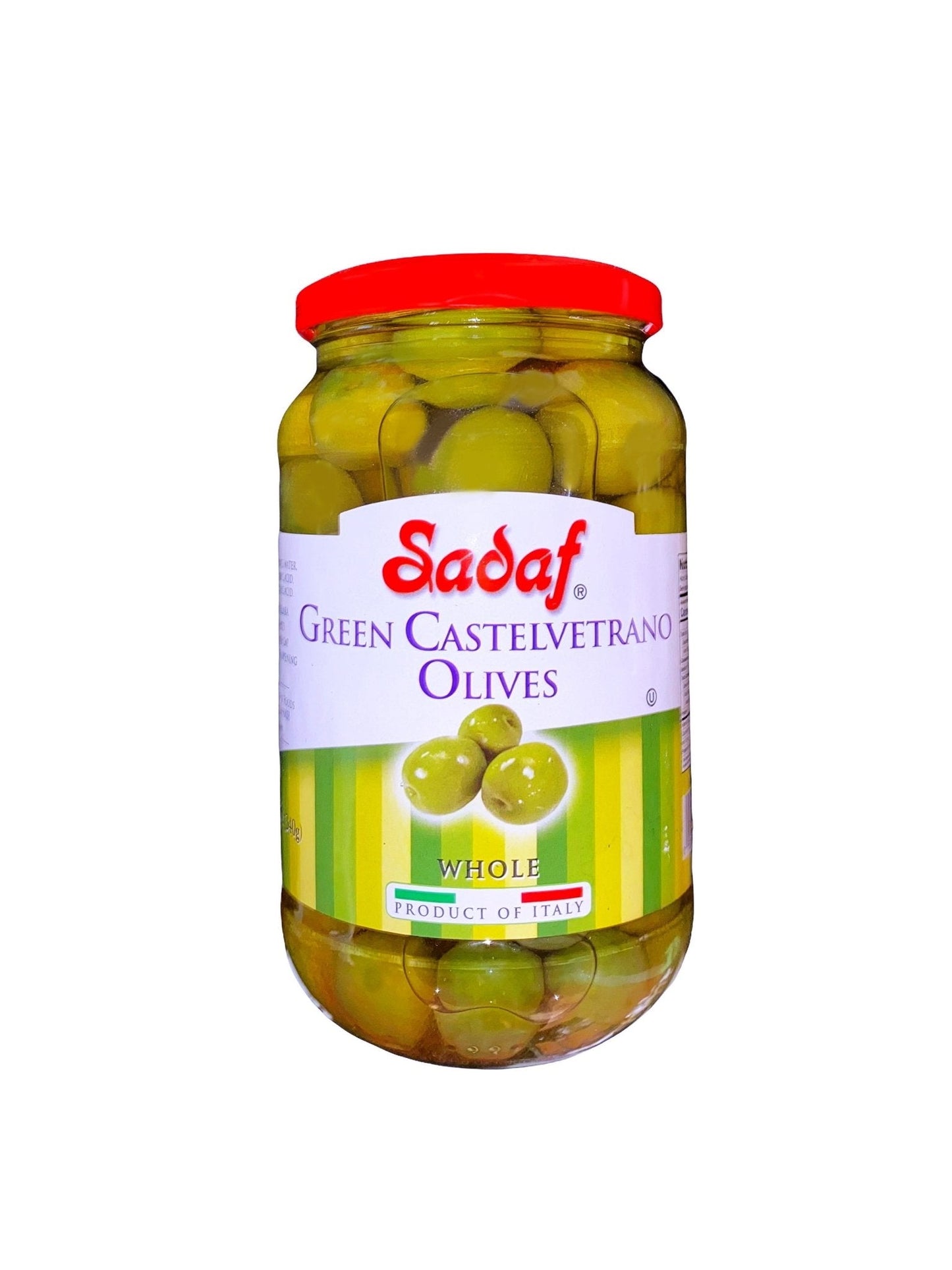 Green Castelvetrano Whole Olives (Zeytoon Sabz)