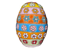 Haft sin Decorative Handcrafted Clay Egg - Colored Egg