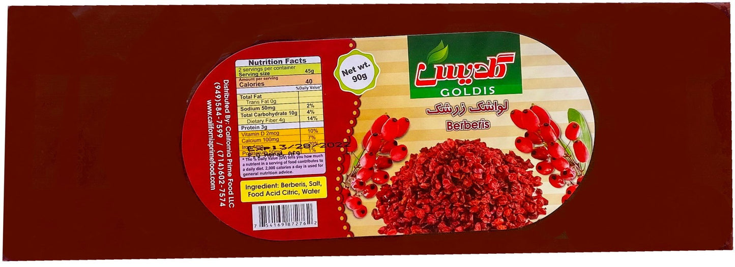 Large Fruit Leather - Barberry (Lavashak Zereshk)