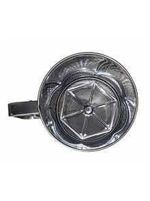 Mechanical Baking Stainless Steel Shaker Sieve Cup Mesh Crank Flour Sifter - Baking, Kitchenware (Alak)