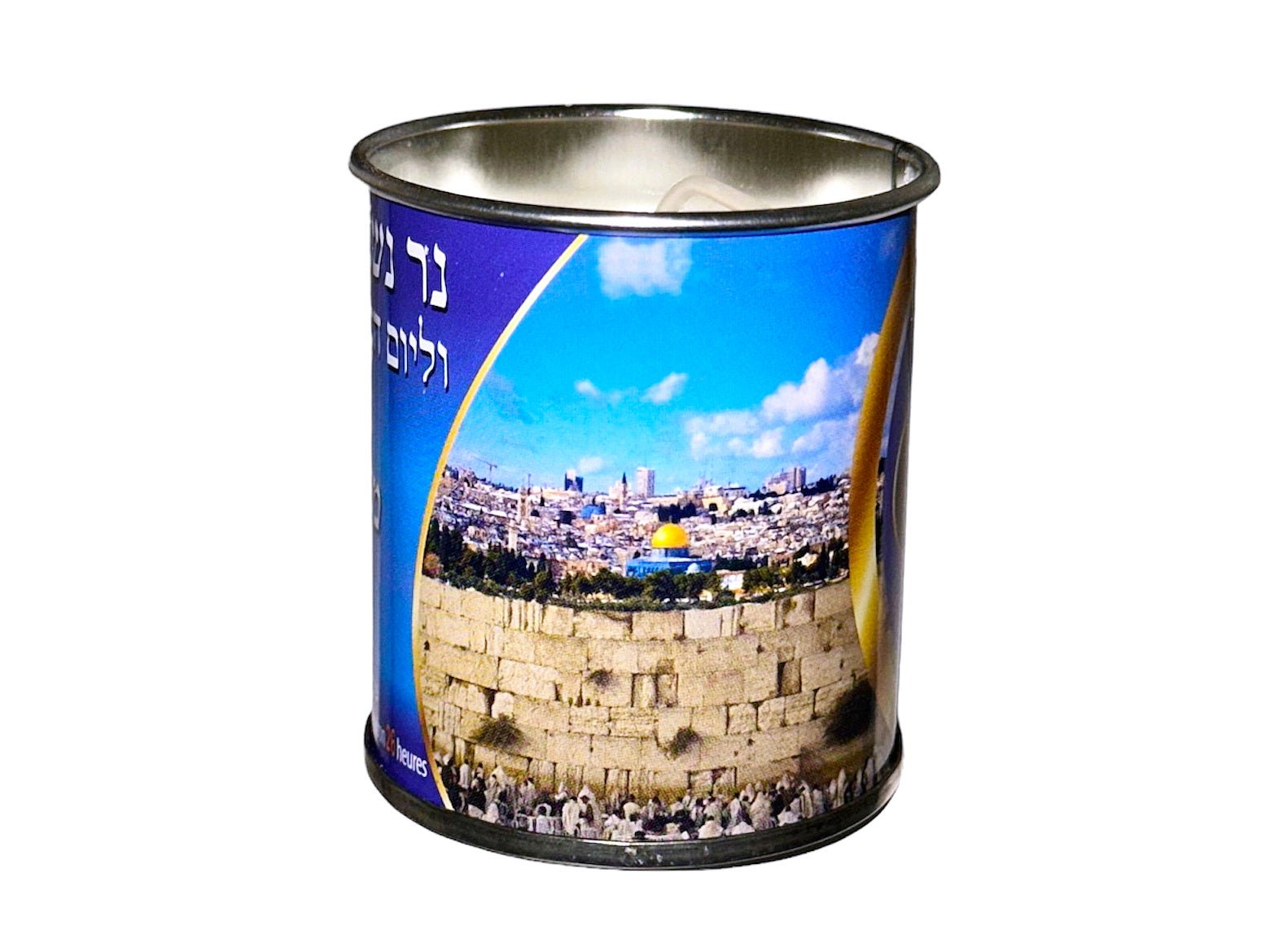 Memorial Candle in Tin (Yahrzeit)