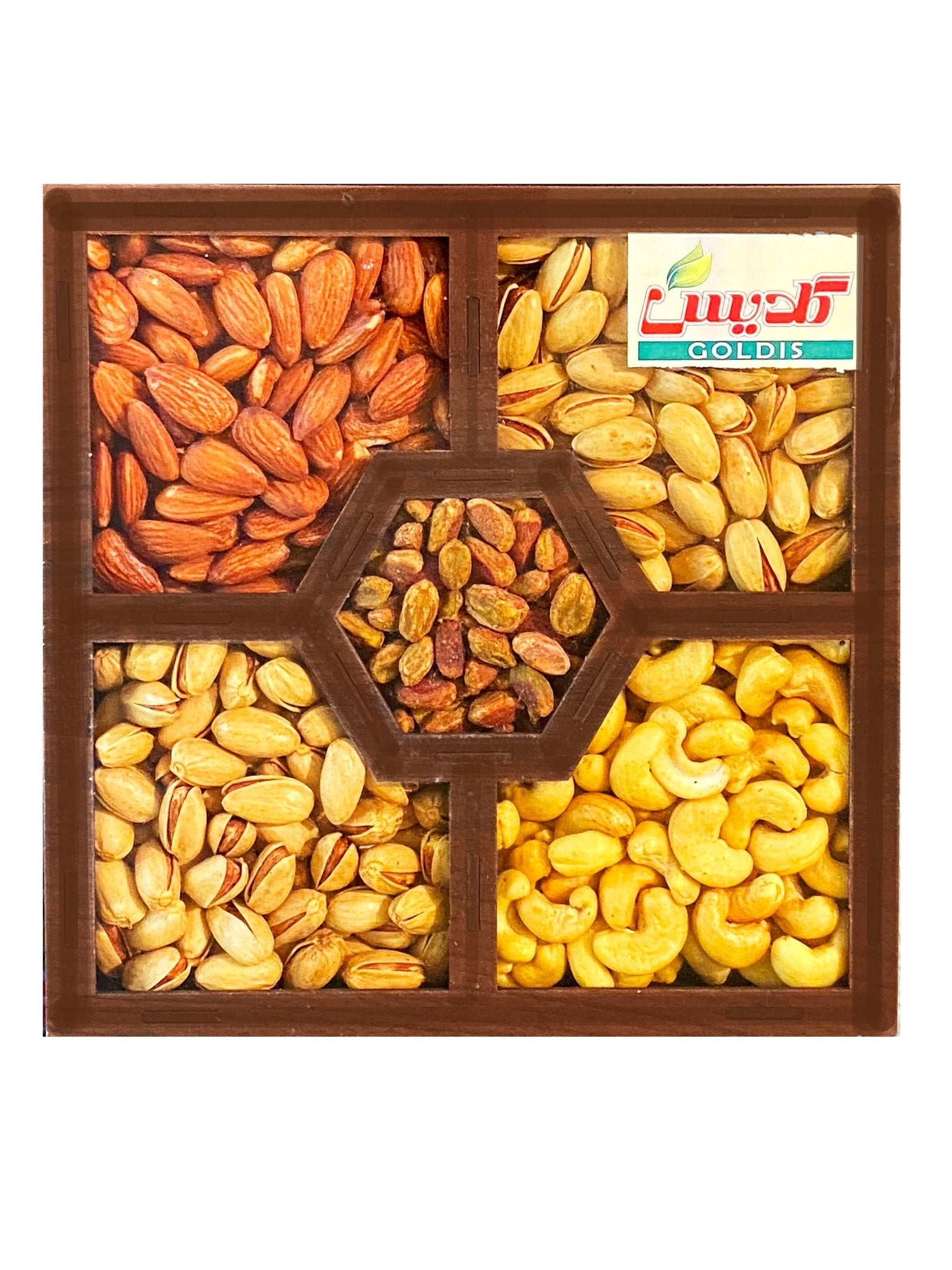 Mix Nuts Gift Pack - In Wooden Box (Ajil Kadoee)