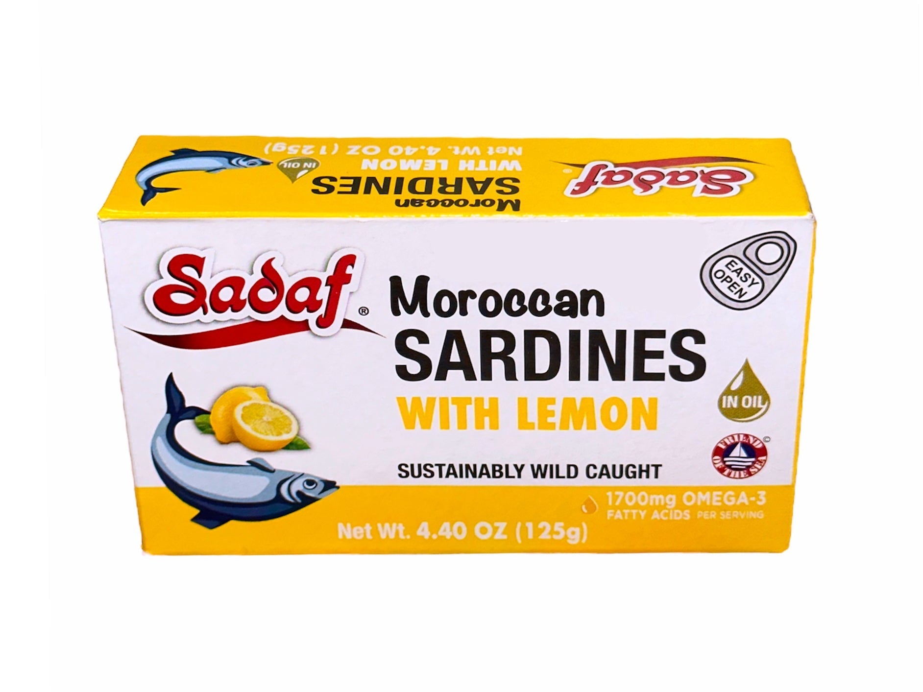 Moroccan Sardines With Lemon - Easy Open (Mahi Sardeen)