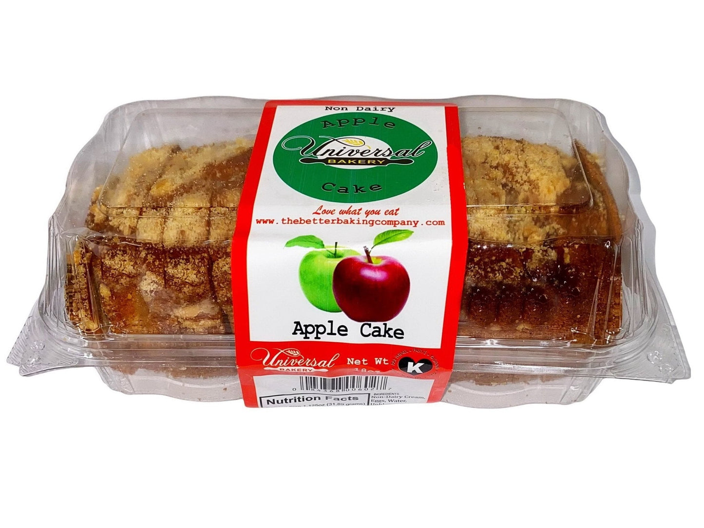 Non-Dairy Apple Sliced Cake - Non-Dairy (Cake E Sib)