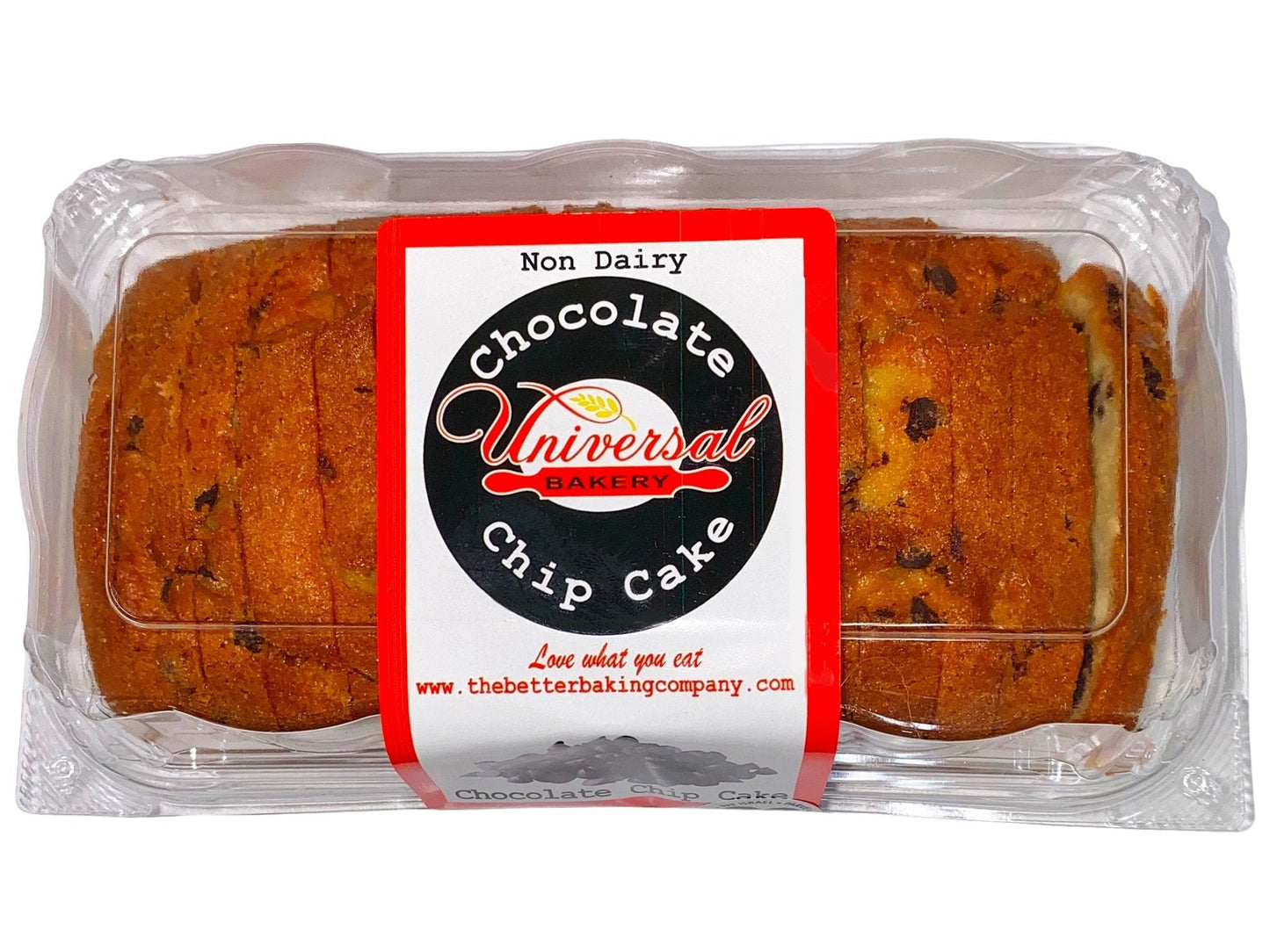 Non-Dairy Chocolate Chips Sliced Cake - Non-Dairy (Cake E Shocolati)