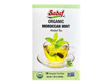 Organic Moroccan Mint Teabags - Organic (Dam Noosh e Nanaa, Herbal Chai)