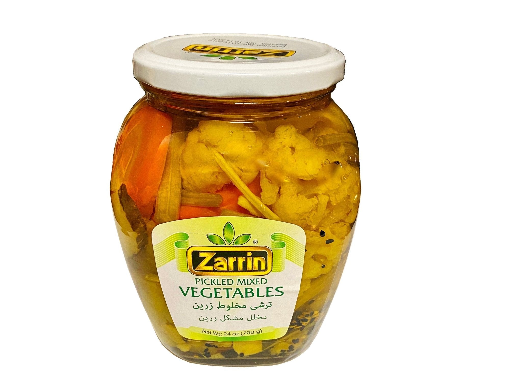 Pickled Mixed Vegetables (Zarin Turshi Makhloot)