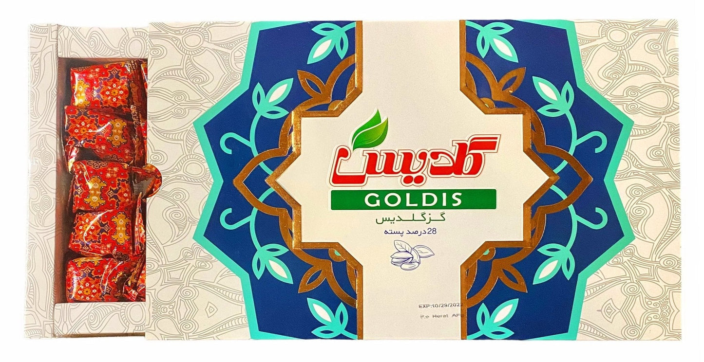 Pistachio Nougats - 28% Pistachio - Bite Size (Gaz)