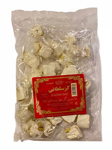 Pistachio Nougats - Imperial Sultani - Bite size - 12 Oz - In Bag (Gaz Loghmeh)