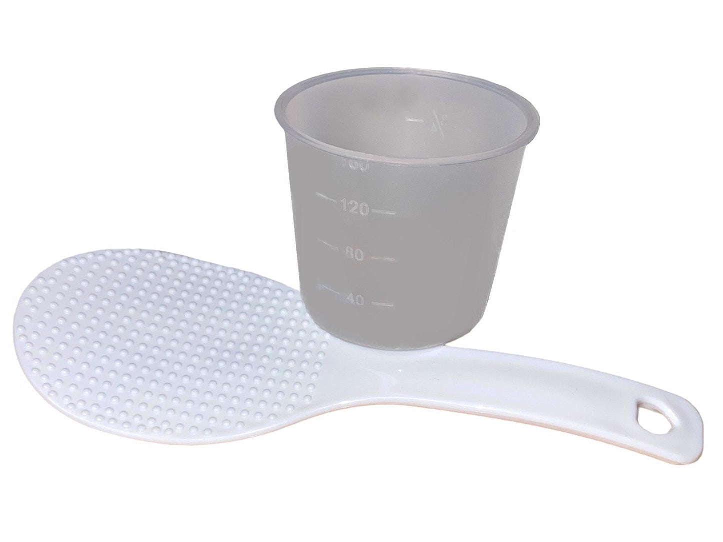 Plastic Spatula & Measuring Cup - Rice cooker accessory

Pars (Peymaneh&Kafgir)