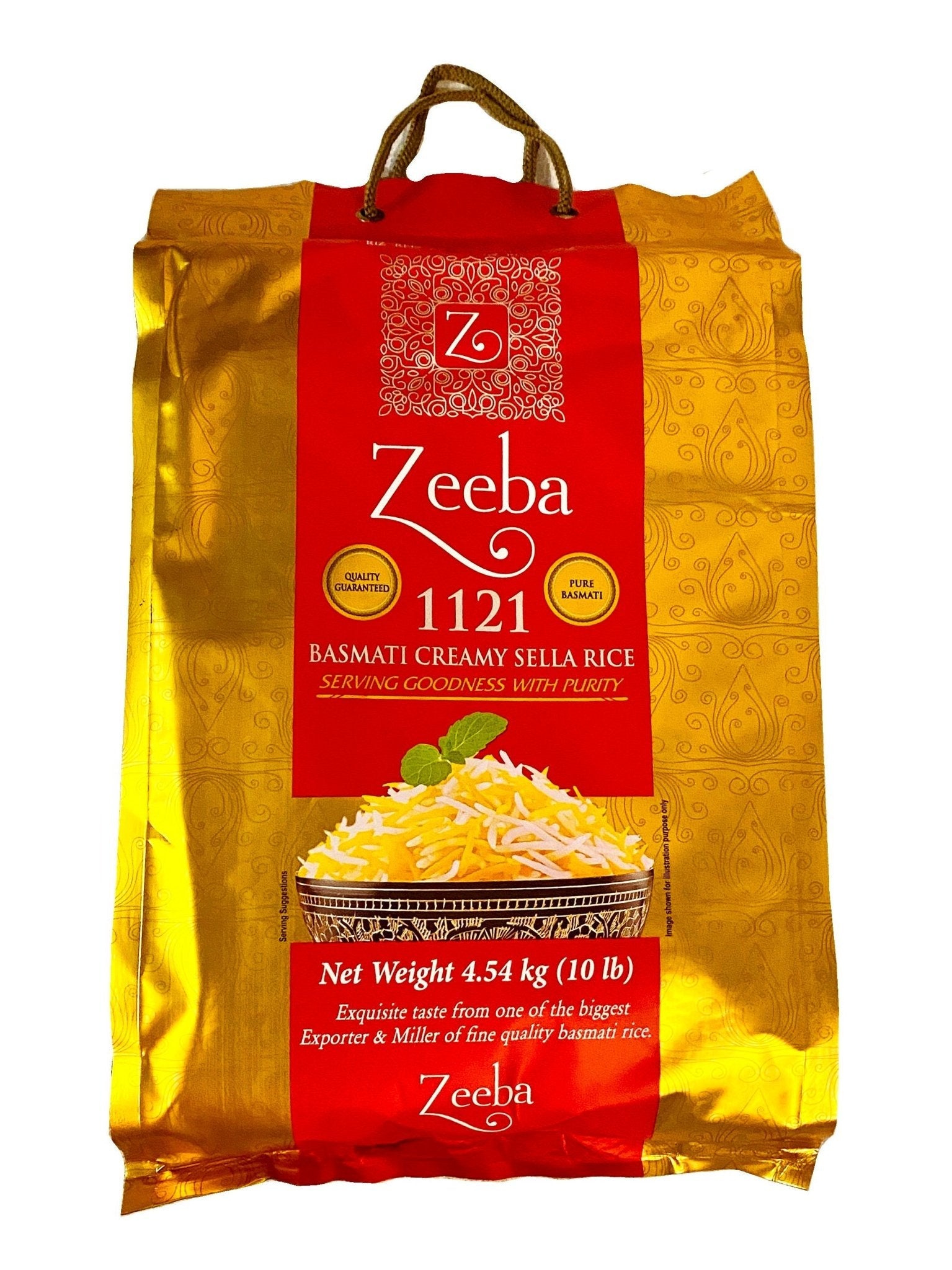 Pure Basmati Creamy Sella (Sela) Rice (Berenj, Ziba)