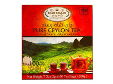 Pure Ceylon Earl Grey Tea - Tea bags - 100 Tea bags (Chai)