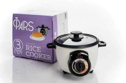 Rice Cooker Automatic - Rice Crust (Tahdig)Maker - 3 CUP (PoloPaz, DRC-200)