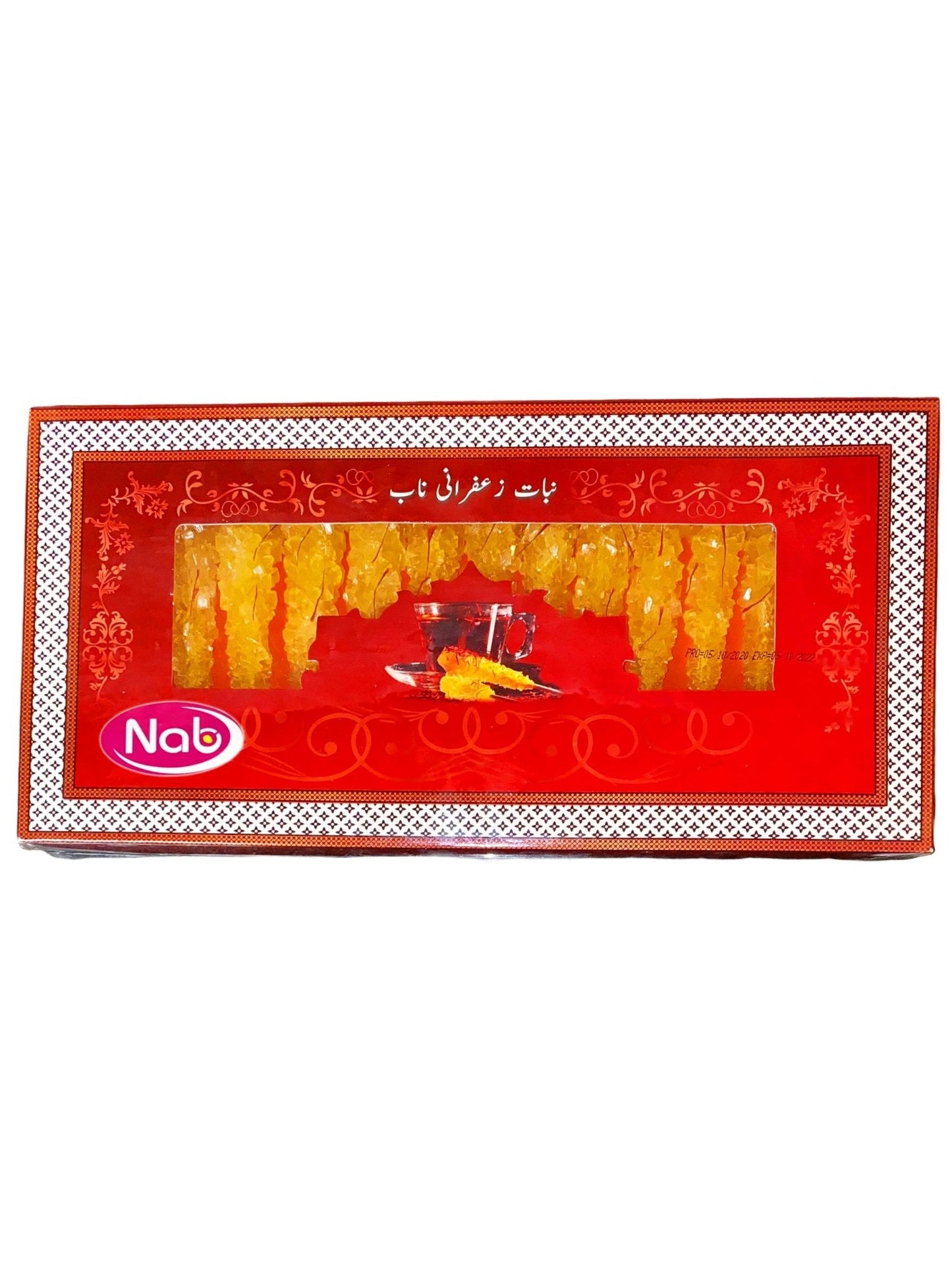 Rock Candy Saffron with Stick Nab (Nabat-Nabaat)