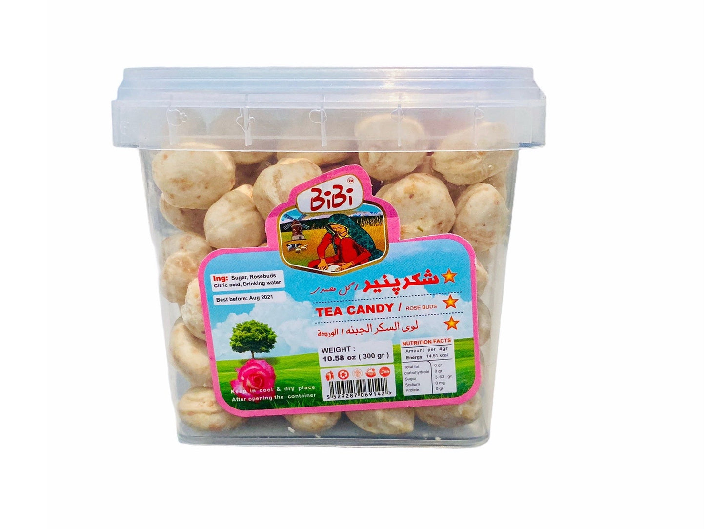 Rosebud Tea Candy (Shekar Panir Gol Mohammadi)