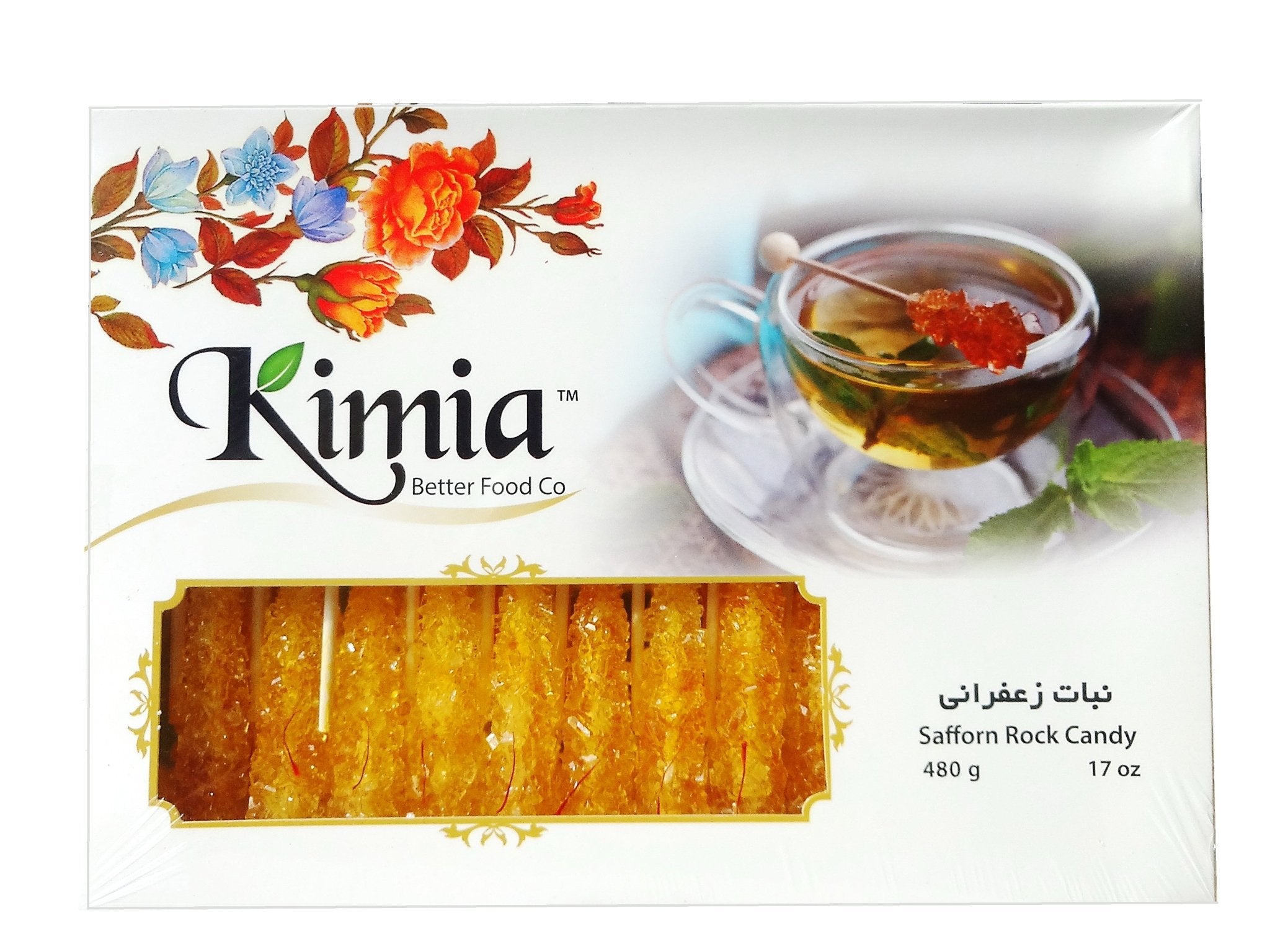 Saffron Rock Candy (Nabat-Nabaat)