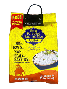 Sella (Sela) Parboiled Basmati Rice - With Saffron (Berenj)