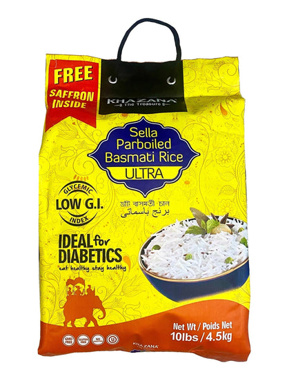 Sella (Sela) Parboiled Basmati Rice - With Saffron (Berenj)